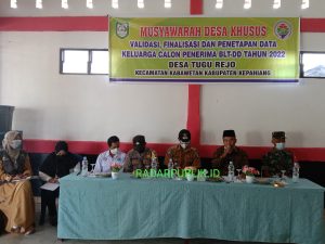 musdesus, pemdes tugu rejo tetapkan 70 KK sebagai kpm