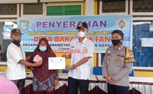 H-4 lebaran BLT-DD desa barat wetan direalisasikan