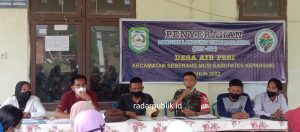 pemdes air pesi realisasikan BLT-DD TA.2022 tahap pertama