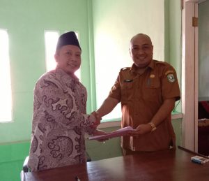 sertijab kepala badan Kesbangpol Kepahiang, Zaidan ucapkan selamat kepada musidayan