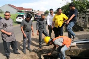 Dianggap Tak Sesuai Prosedur, DPRD Kepahiang Sidak Pembangunan Jaringan Distribusi Air di Desa Gunung Agung