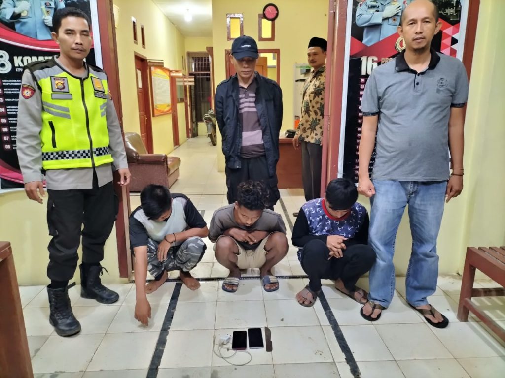 Polsek Tabir Selatan Berhasil Ringkus Tiga Orang Pencuri HP Salah Satunya Sarjana