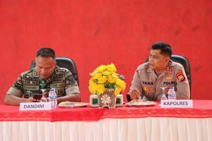 Kapolres Kepahiang bersama Dandim  Pimpin Apel Bersama Sinergitas TNI/Polri