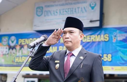 bertindak sebagai Inspektur Upacara peringatan (HKN) Ke-58 tahun 2022, ini pesan Wabup kepahiang