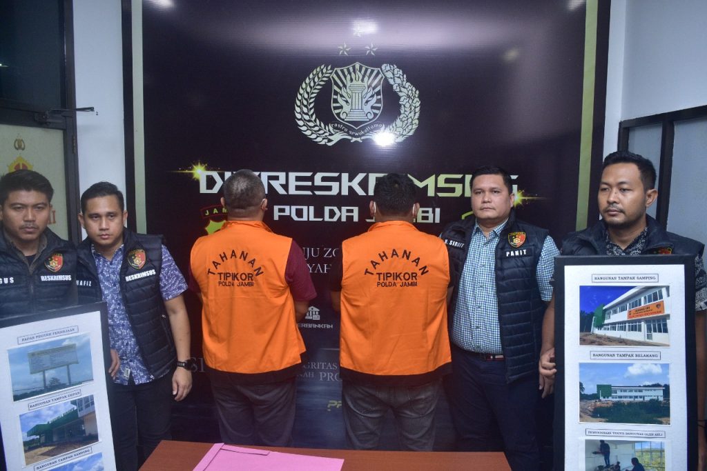 Ditreskrimsus Polda Jambi Kembali Amankan Dua Orang Kasus Dugaan Korupsi