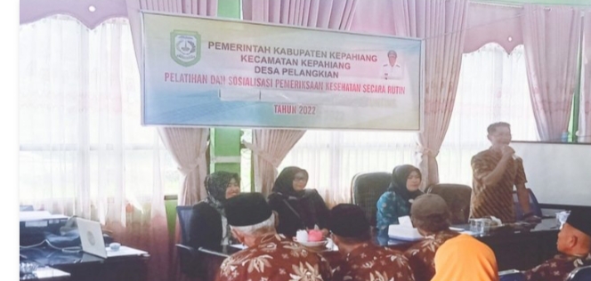 Sosialisasi Kesehatan Terhadap Lansia, Ini Pesan Sekdes Pelangkian