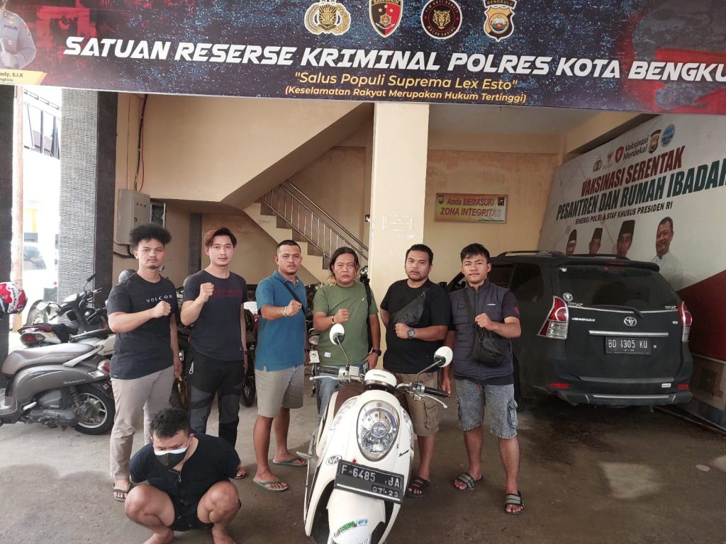 Polresta Bengkulu Amankan Pelaku Penggelapan Motor Yang Mengaku Anggota Polri