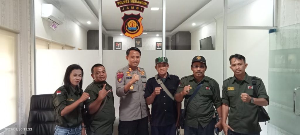 Pengurus Ikatan Wartawan Online Lakukan Audiensi Dengan Kapolres Merangin