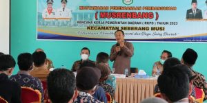 Musrenbangcam Kecamatan Seberang Musi Kabupaten Kepahiang, Ini Pesan Ketua DPRD