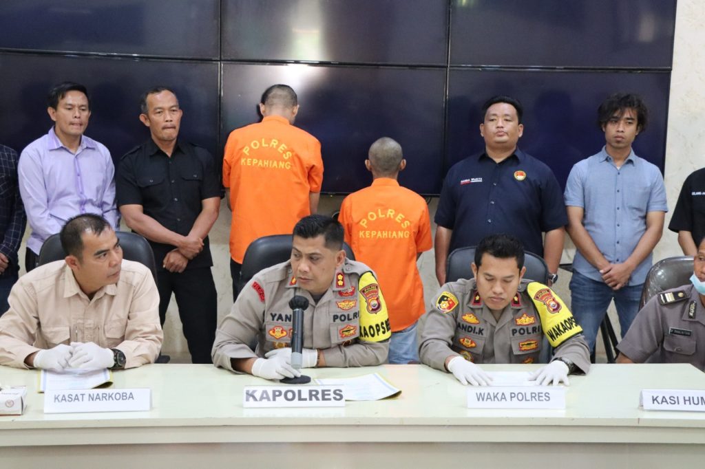 Polres Kepahiang Amankan Oknum Mahasiswa Diduga Edarkan Ganja