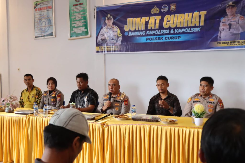 Jumat Curhat, Kapolres Rejang Lebong Terima Keluhan Warga Tentang Knalpot Brong