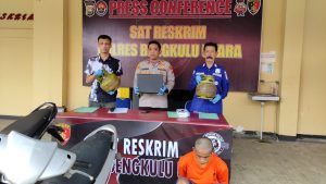 Polres Bengkulu Utara Amankan 4 Orang Pria Terduga Pelaku Curat