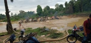 Maraknya aktivitas peti di muara kuamang, tony Eko Sahputra ketua LSM DPK Komnas PK – LH kab, Bungo, angkat bicara.