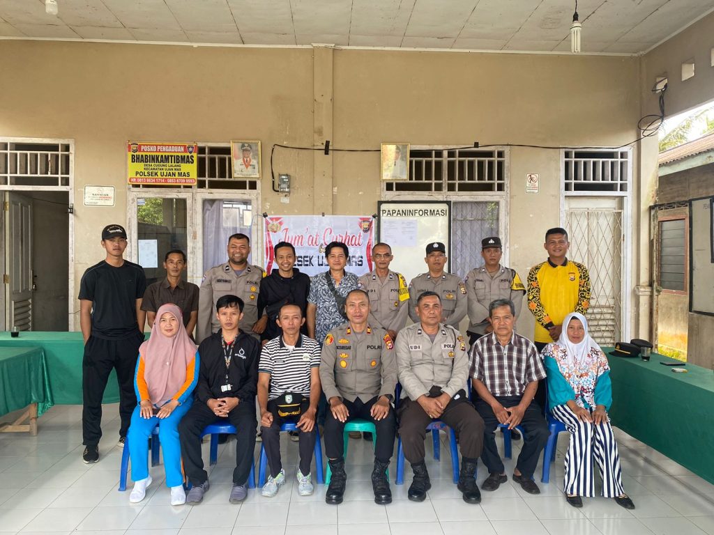 Polsek Ujan Mas Gelar Jumat Curhat Di Desa Cugung Lalang