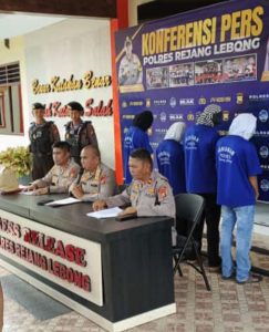 Kapolres Rejang Lebong Pimpin Release Ungkap Kasus Penganiayaan Terhadap Anak Bawah Umur
