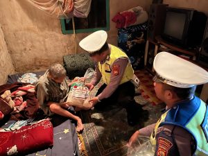 Satlantas Polres Kepahiang Gelar Bakti Sosial Bantuan Kemanusiaan Untuk Negeri