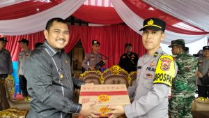 Bupati Bungo H.Mashuri.S.P.M.E Tinjau Posko Lebaran 1444 H