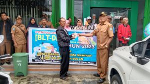 pemdes Bumisari Sukses Salurkan BLT-DD Tahap I TA.2023