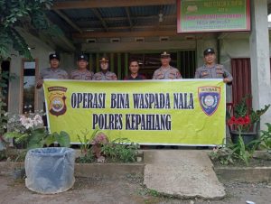 Ops Bina Waspada Nala, Sat Binmas Polres Kepahiang Sambangi Tokoh Agama