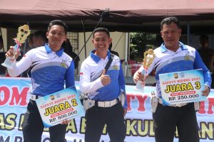 Satlantas Polres Kepahiang Raih Juara Kedua dan Ketiga Lomba Safety Riding Tingkat Polda Bengkulu