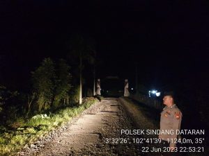 Patroli Sambang, Cara Polsek Sindang Dataran Beri Masyarakat Rasa Aman