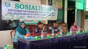 Cegah Stunting Pemdes Sido Rejo adakan Sosialisasi bersama Masyarakat