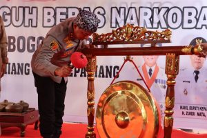 Dukung Pencanangan Kampung Bebas Narkoba, Bupati Kepahiang Apresiasi Inisiatif Polres Kepahian