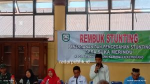 Pemdes Sukamerindu Gelar Rembuk Stunting Dan Musyawarah RKPdes TA.2024