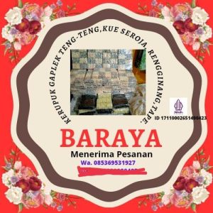 (BARAYA) Pusat Oleh-oleh Makanan Ringan Desa Bogor Baru, Ini Parian produknya