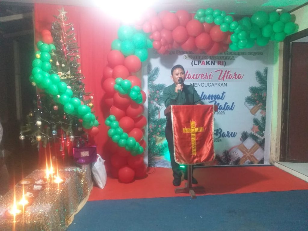 Natal Bersama DPW LPAKN- RI Provinsi Sulut Dan Tokoh Masyarakat Kecamatan Wanea.