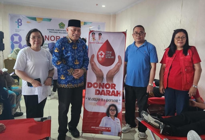 Kemenag Provinsi Sulut Gelar Kick Off Amal Bakti Ke 78, Kakanwil Sampaikan Ini