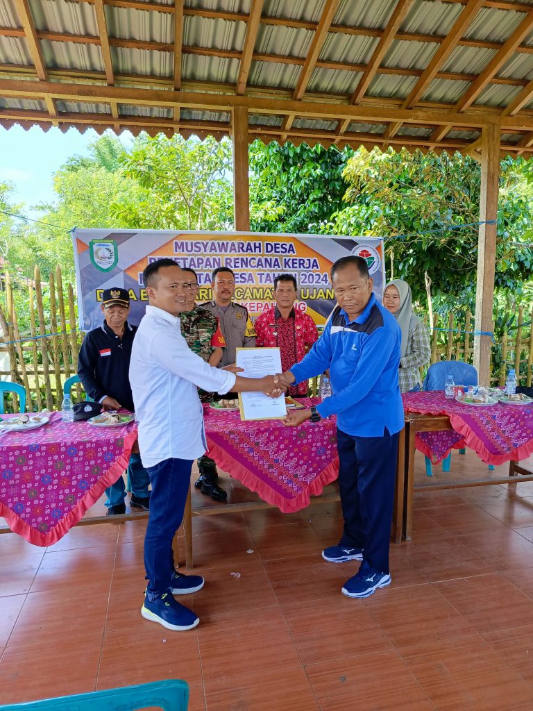 Pemdes Bumisari Tetapkan RKPDes TA.2024