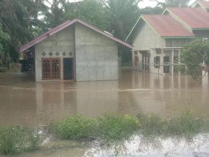 Belasan Rumah Warga Tabir Lintas Terendam Banjir