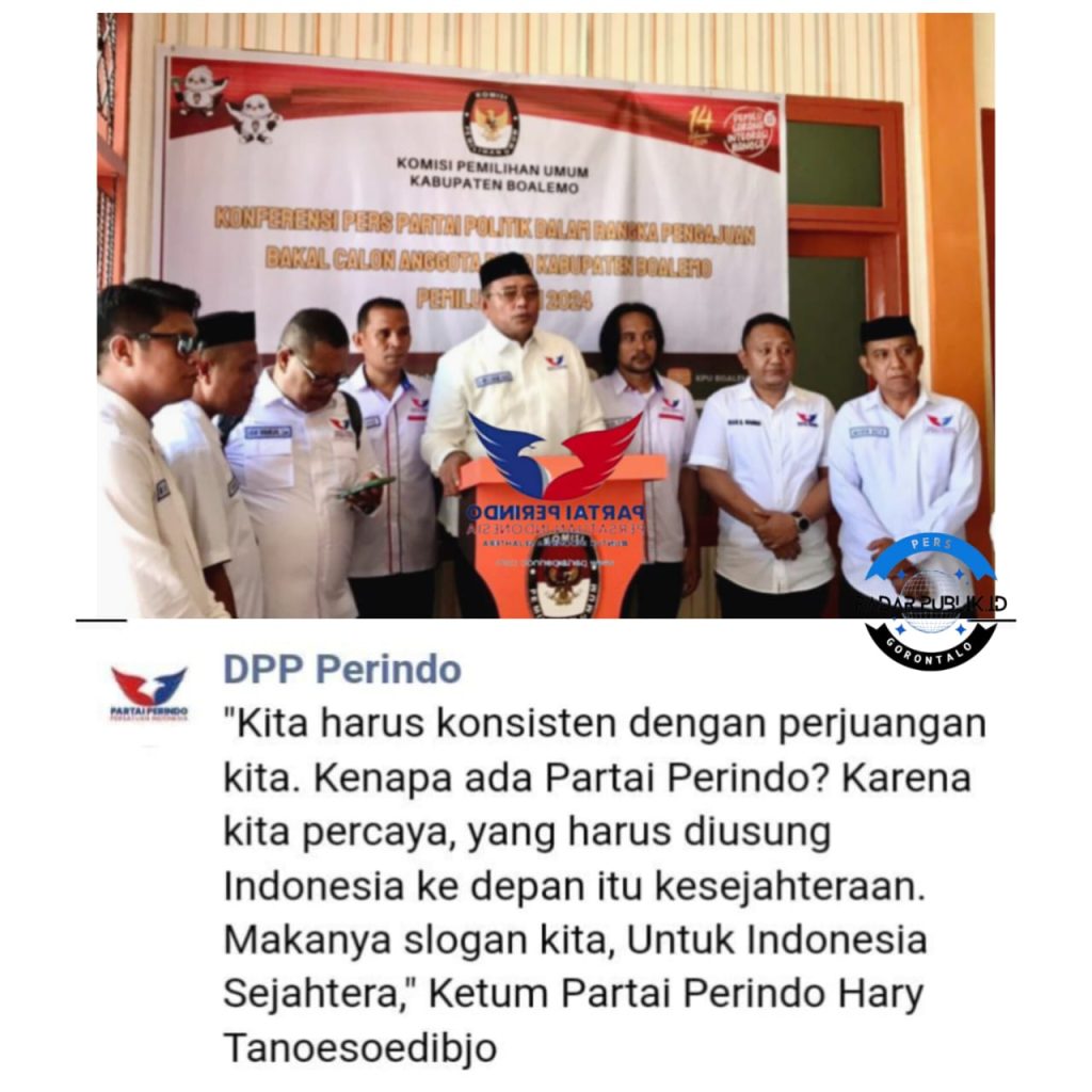 DPD || PERINDO BOALEMOTarget Kursi Pimpinan DPRD pada tanggal 14 Februari 2024