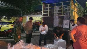 Pastikan Aman, Polresta Gorontalo Kota Kawal Pergeseran Kotak Suara Hasil Pleno Dari PPK ke Gudang Logistik KPU