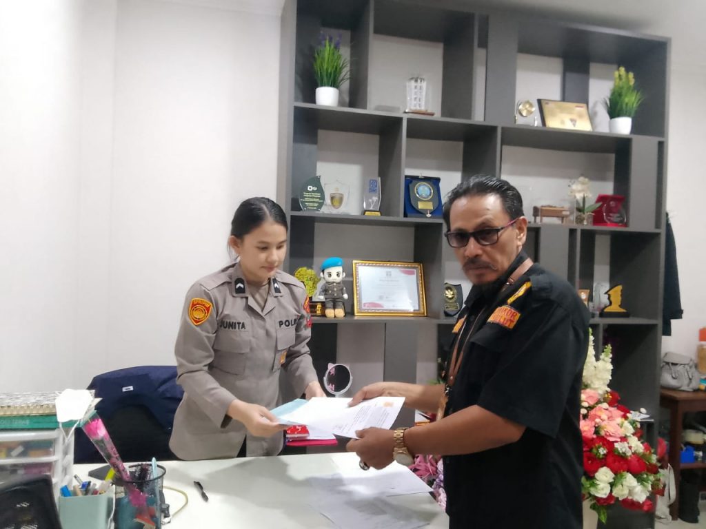 LSM INAKOR Laporkan Dugaan Tipikor Pada Pembangunan Bendungan BWS Sulawesi I Ke Polda Sulut.