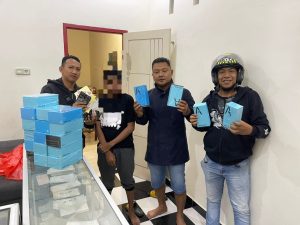 Team Rajawali Polresta Gorontalo Kota Amankan Penjual HP Refurbished
