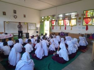 Polsek Giri Mulya lakukan sosialisasi Anti Bulying di SDN 107 Bengkulu Utara