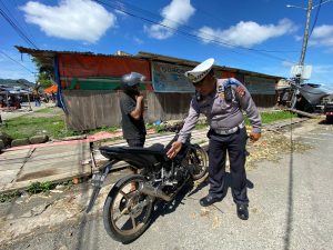 Operasi Keselamatan , Satlantas Polresta Gorontalo Kota Jaring puluhan Kendaraan