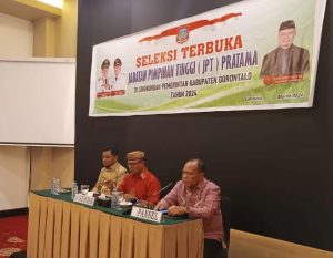 Beberapa Jabatan Lowong Pemkab Gorontalo Gelar Seleksi Terbuka. Tahap Awal