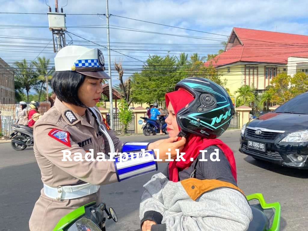 Meski di Bulan Ramadhan Polwan Gorontalo Tetap Sikap Humanis dalam Operasi Otanaha