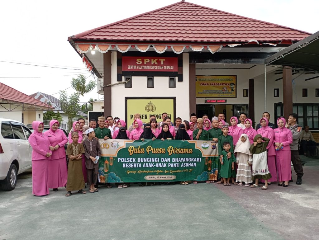 Berbagi Kasih, Polsek Dungingi Gelar Buka Puasa Bersama Anak Panti Asuhan