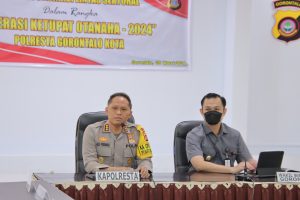 Jelang Lebaran, Polresta Gorontalo Kota Gelar Rakor Lintas Sektoral Dalam Rangka Ops Ketupat Otanaha 2024