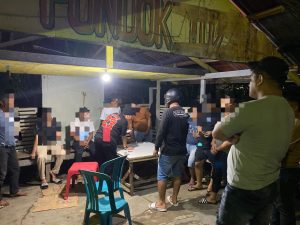 6 Pria Diamankan Team Rajawali Polresta Gorontalo Kota Sedang Asik Main Judi Domino