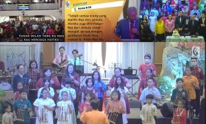 Rayakan Paskah dan HUT Ke-57, GPdI Palmerah Timur Hadirkan Musik Angklung