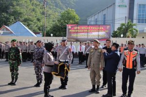 Polresta Gorontalo Kota laksanakan Gelar Pasukan Operasi Ketupat Otanaha 2024