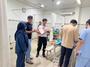 Di backup UPPA, Polsek Kota Utara Lakukan Penyelidikan penemuan bayi di teras rumah