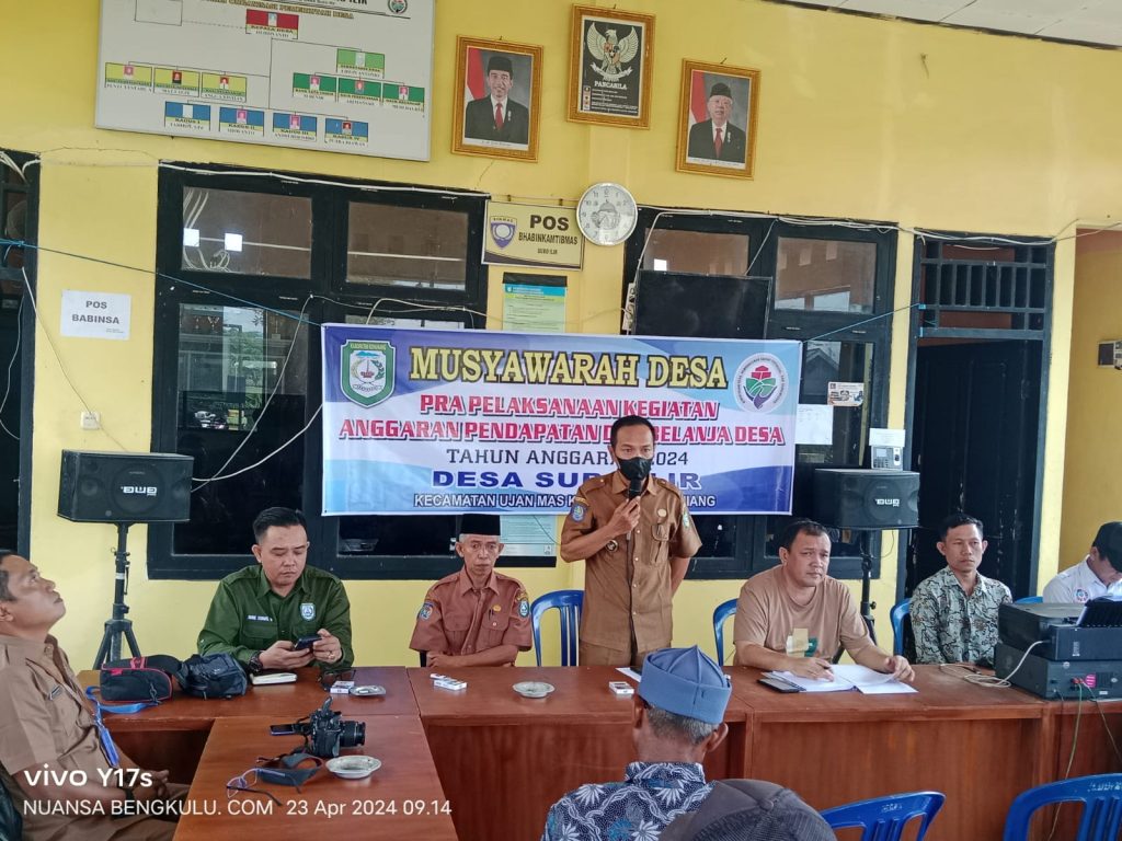Musyawarah Desa Suro Ilir TA.2024, Ini rincian Fisiknya