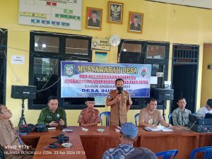 Musyawarah Desa Suro Ilir TA.2024, Ini rincian Fisiknya