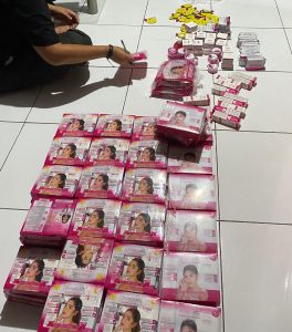 Dua Pengedar Kosmetik Ilegal Diamankan Team Rajawali Polresta Gorontalo Kota